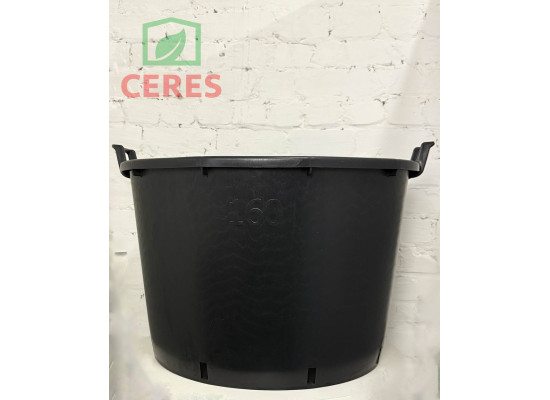 Горщик низький (великий) Idel   240л Чорний 